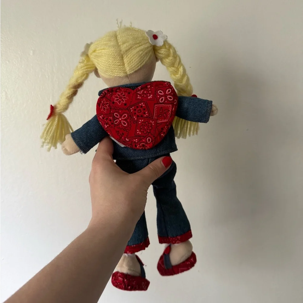 OshKosh B'gosh Red and Blue Kids Doll